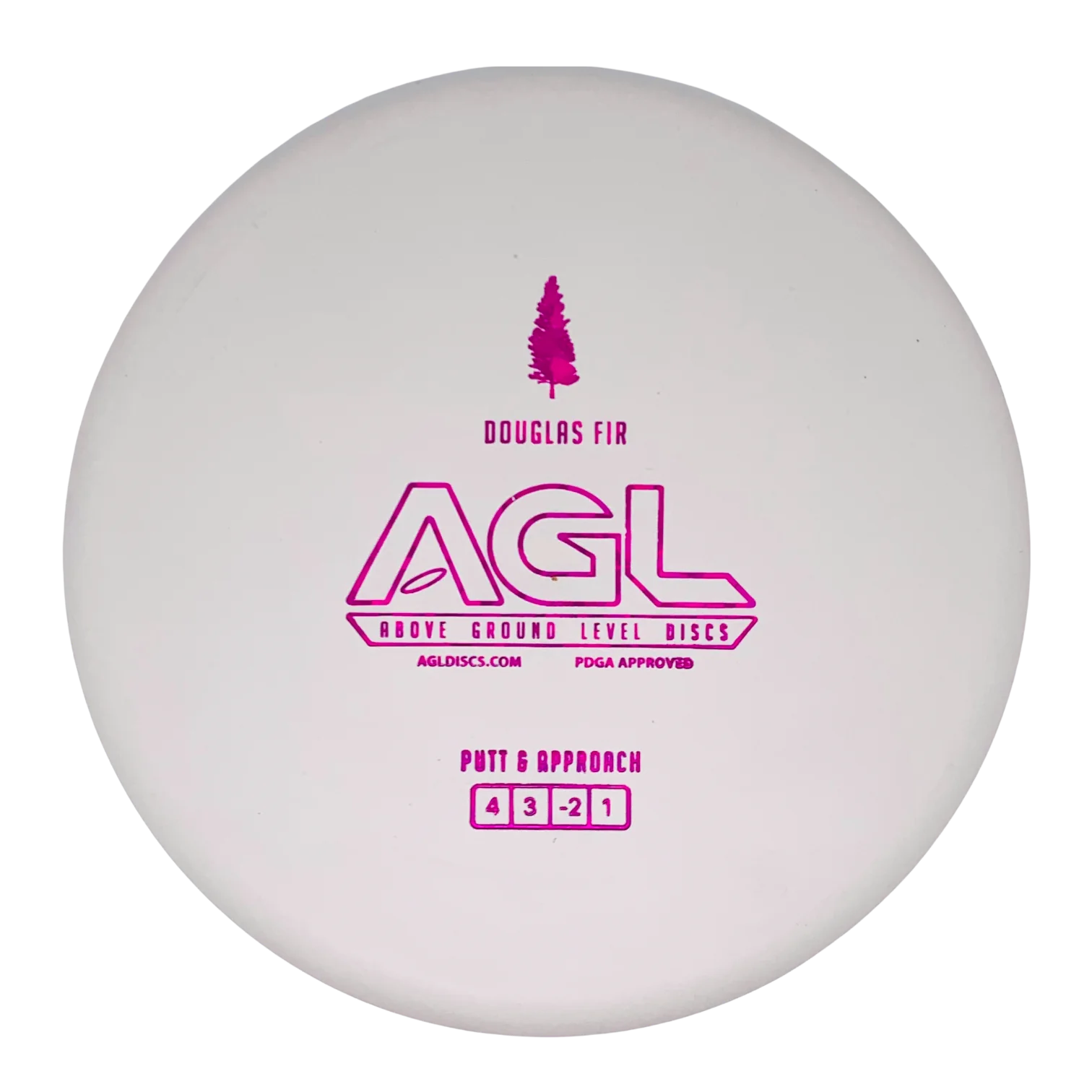 Above Ground Level Douglas Fir disc golf disc